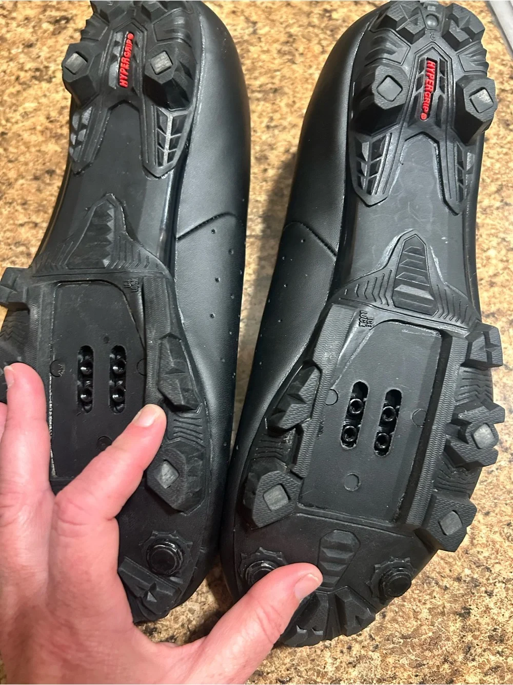 Lake MX176 Black Mountain Bike Shoes W/  BOA L6  Dial Size 11  (45 EUR)Wide NWOB